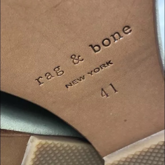 Rag & bone suede PLATFORM LACE UP SHOES - Picture 7 of 8